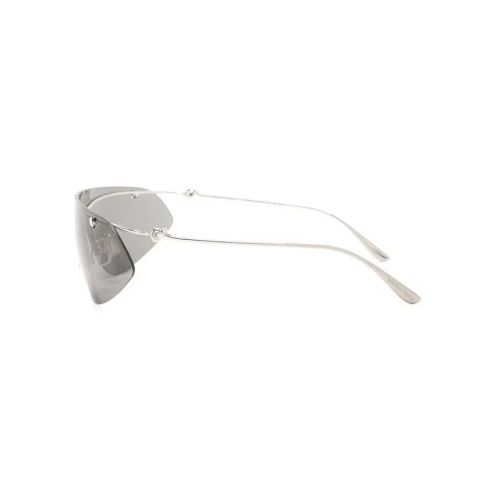 Bottega Veneta Knot Sunglasses Shiny Silver